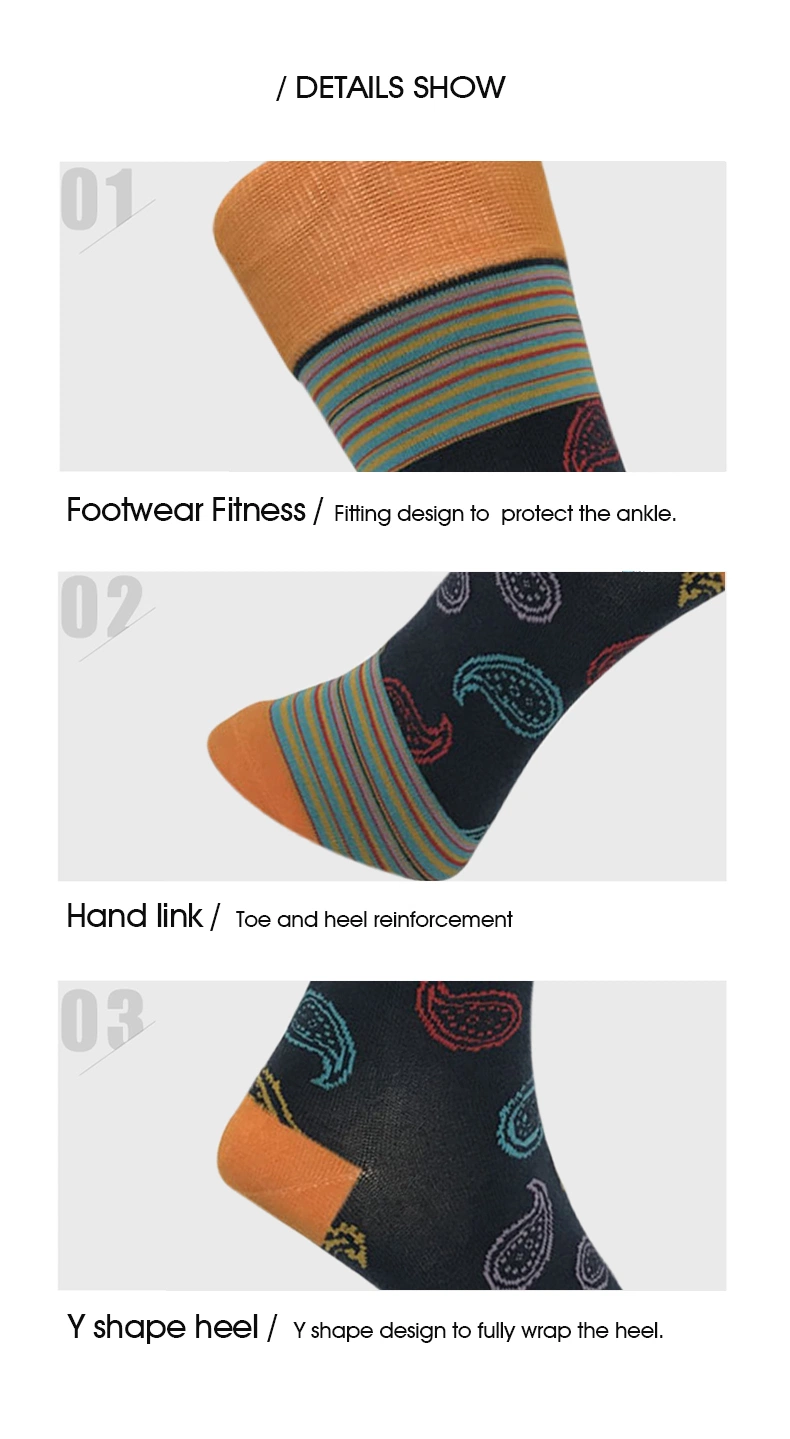 Men 100 Cotton Health Socks Comfortable Sock for Men