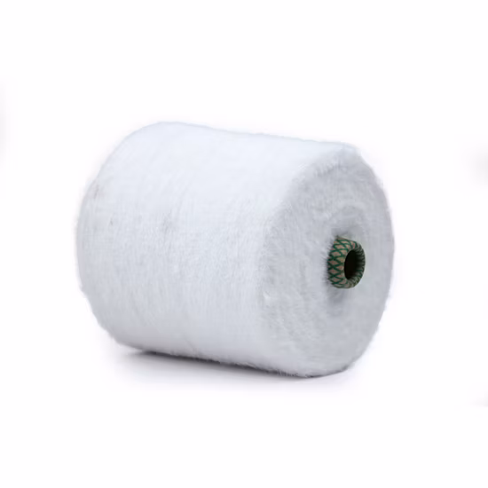 Fils de poils de vison en plumes de polyester, vente en gros, à bas prix