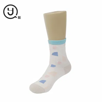 Chaussettes courtes d'été colorées pour femmes, vente en gros, unies, personnalisées, sport, rayures, étoiles, vente en gros