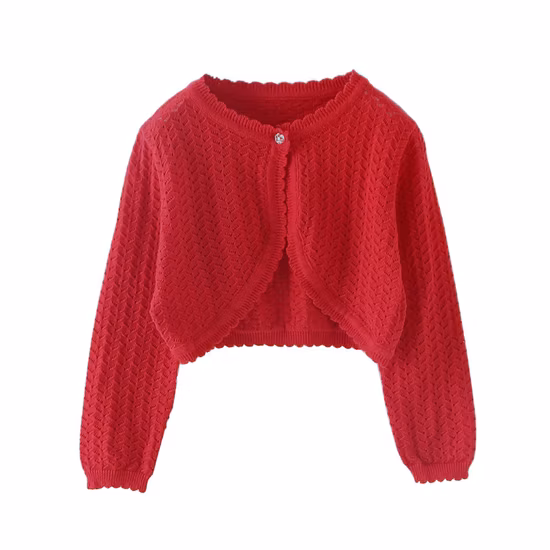 Les enfants enfants tricot surdimensionné Crewneck costume pull en coton pour enfants
